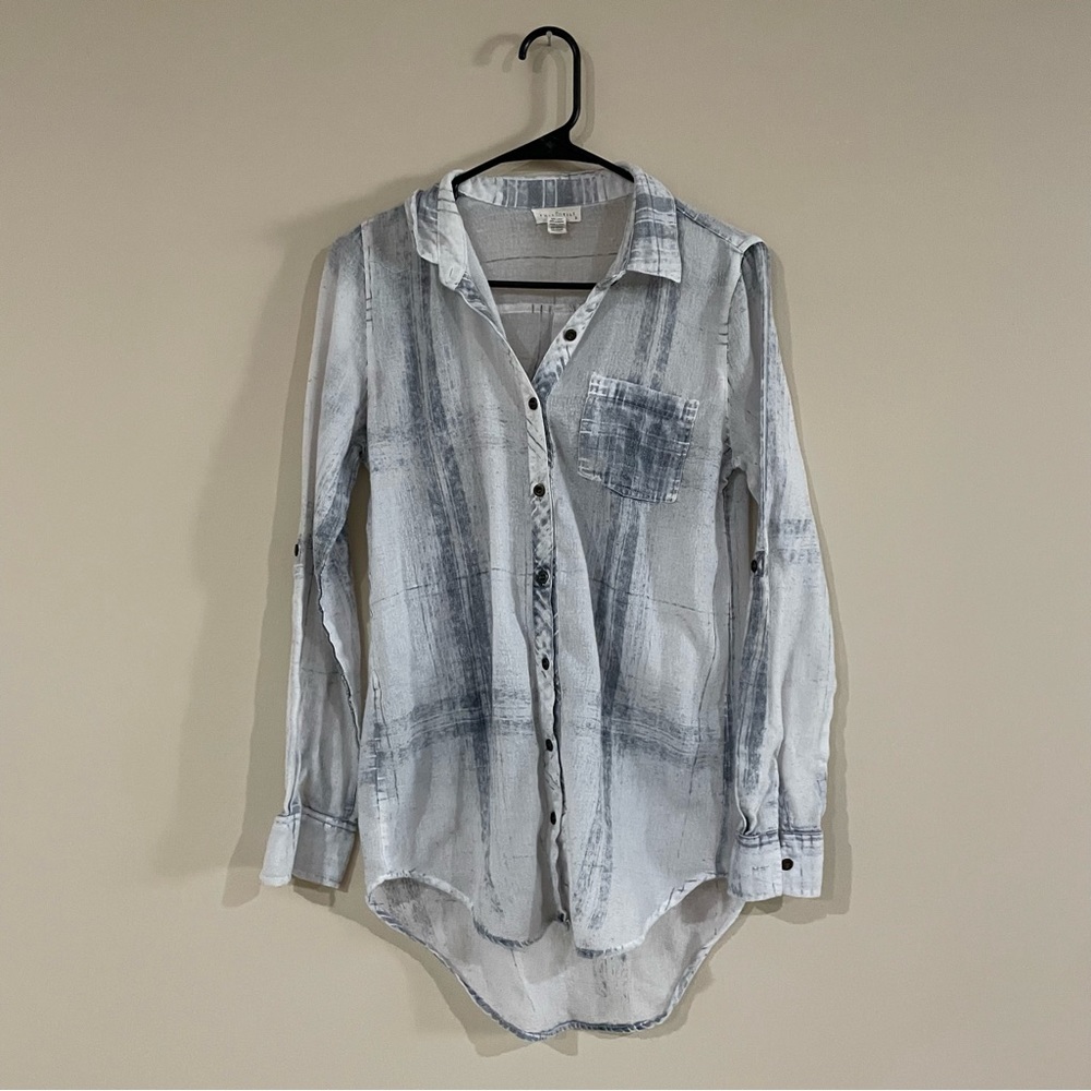 Super Lightweight Faded Button-Up Flannel